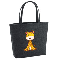 Filz Shopper Giraffe Comic 22 Liter