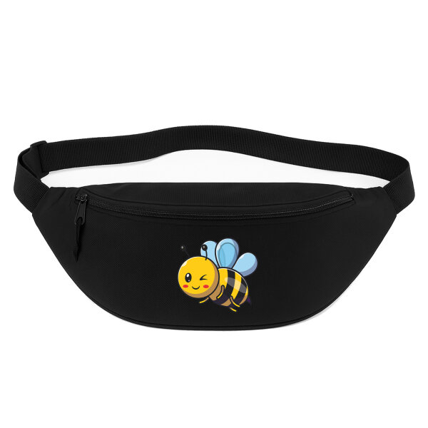 Bauchtasche Biene Comic 2,5 Liter Black