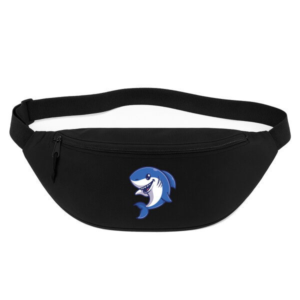 Bauchtasche Hai Comic 2,5 Liter Black