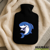 Wärmflasche Hai Comic