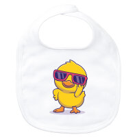 Baby Lätzchen Cool Küken Comic Klettverschluss