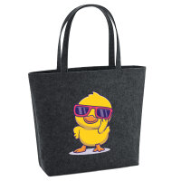 Filz Shopper Cool Küken Comic 22 Liter