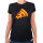 Damen T-Shirt Pizza Stück Comic