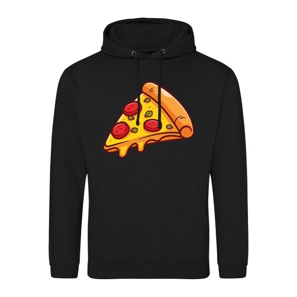 Unisex Hoodie Pizza Stück Comic