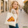 Jutebeutel Pizza Stück Comic 10 Liter