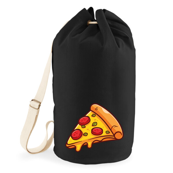 Seesack Pizza Stück Comic 20 Liter Black
