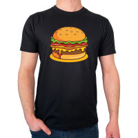 Herren T-Shirt Burger Comic