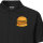 Herren Polo Shirt Burger Comic