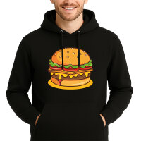 Unisex Hoodie Burger Comic