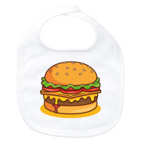 Baby L&auml;tzchen Burger Comic Klettverschluss