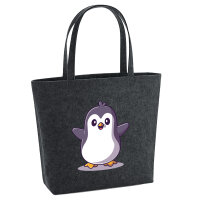 Filz Shopper Pinguin Comic 22 Liter