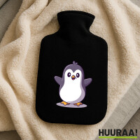 Wärmflasche Pinguin Comic