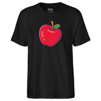 Herren T-Shirt Apfel Comic