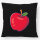 Kissen Apfel Comic 40x40cm
