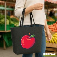 Filz Shopper Apfel Comic 22 Liter