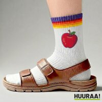 Unisex Socken Apfel Comic Baumwolle