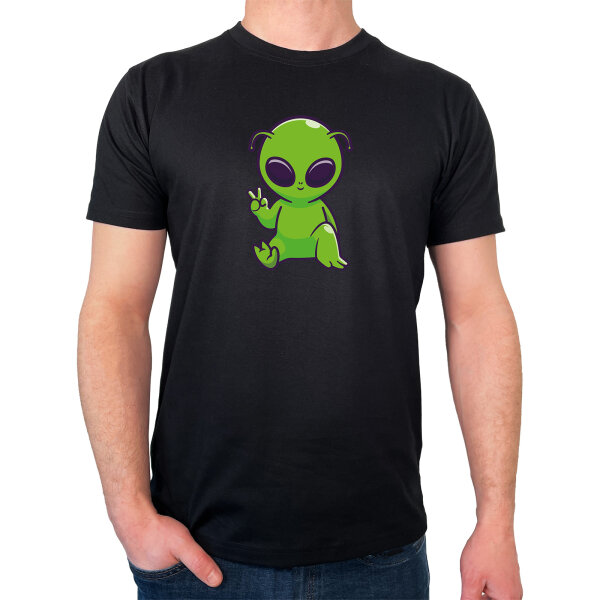 Herren T-Shirt Alien Comic