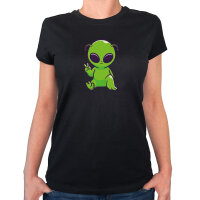 Damen T-Shirt Alien Comic