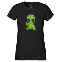 Damen T-Shirt Alien Comic