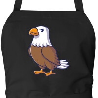 Schürze Adler Comic mit Taschen