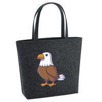Filz Shopper Adler Comic 22 Liter