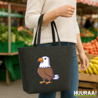 Filz Shopper Adler Comic 22 Liter