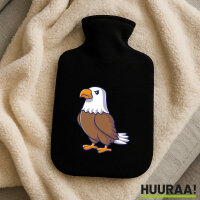 Wärmflasche Adler Comic