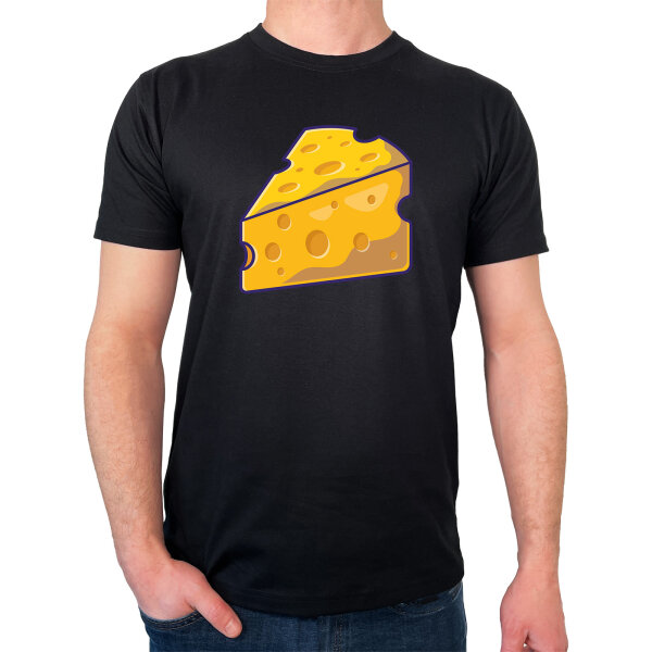 Herren T-Shirt Käse Comic
