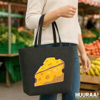 Filz Shopper Käse Comic 22 Liter