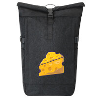 Kurierrucksack Käse Comic 30-44 Liter Black Melange