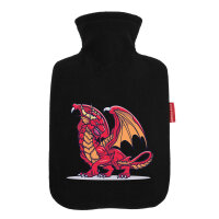 Wärmflasche Drache Comic