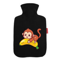 Wärmflasche Süßer Affe Comic