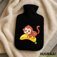 Wärmflasche Süßer Affe Comic