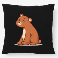 Kissen Bär Comic 40x40cm