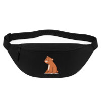 Bauchtasche Bär Comic 2,5 Liter Black