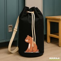 Seesack Bär Comic 20 Liter Black