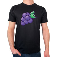 Herren T-Shirt Traube Comic