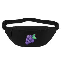 Bauchtasche Traube Comic 2,5 Liter Black