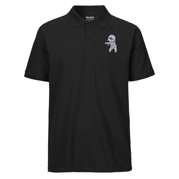 Herren Polo Shirt Mumie Comic