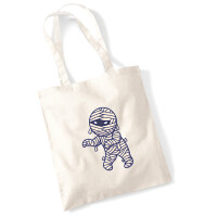 Jutebeutel Mumie Comic 10 Liter