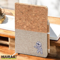 Notizbuch A5 Mumie Comic 80 Blatt inkl. Kugelschreiber