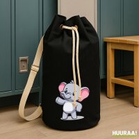 Seesack Elefant Comic 20 Liter Black
