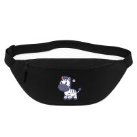 Bauchtasche Zebra Comic 2,5 Liter Black