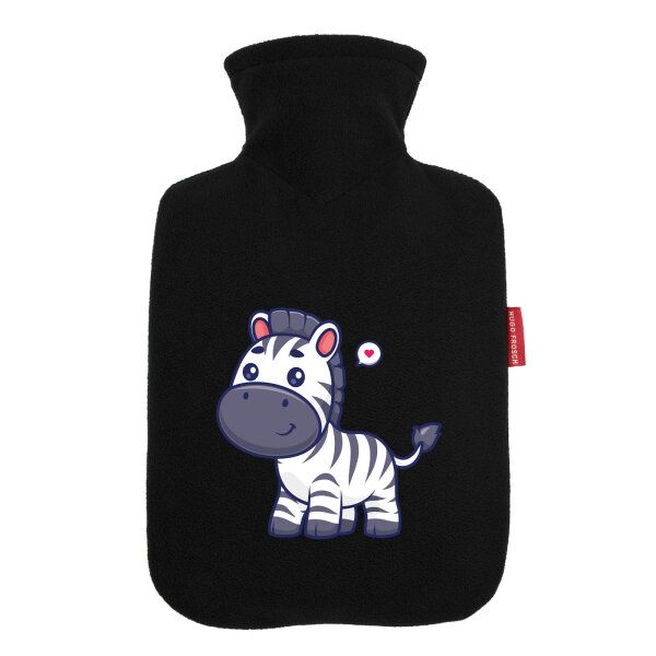 Wärmflasche Zebra Comic