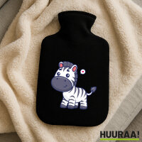 Wärmflasche Zebra Comic