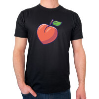 Herren T-Shirt Pfirsich Comic