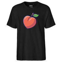 Herren T-Shirt Pfirsich Comic