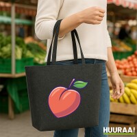 Filz Shopper Pfirsich Comic 22 Liter