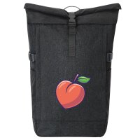 Kurierrucksack Pfirsich Comic 30-44 Liter Black Melange