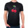 Herren T-Shirt Kirsche Comic